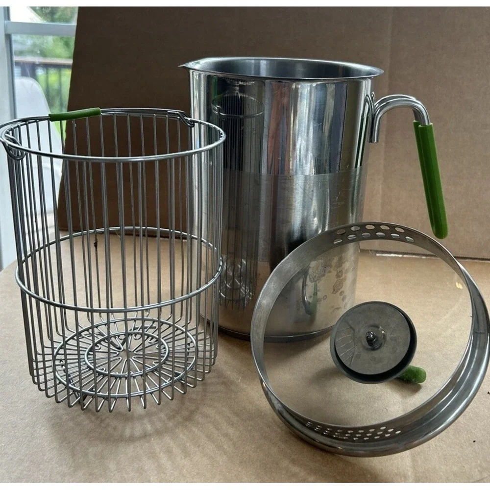 Kuhn‎ Rikon Large Asparagus Steamer Cooker 3 Piece Lid 11 cups